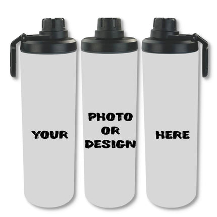 Personalized Sports 30oz Double Walled Stainless Steel Bottle - Your Image