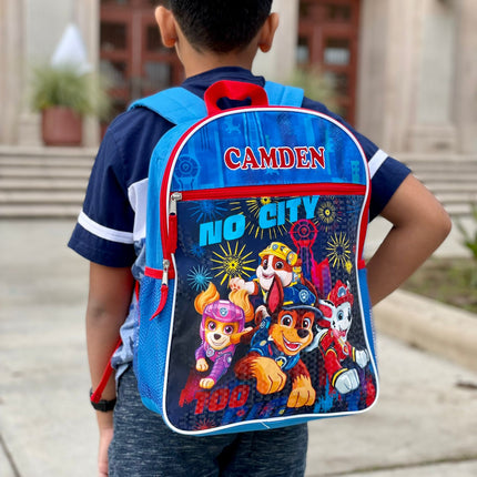 Personalized 16 Inch School Backpack - Paw Patrol