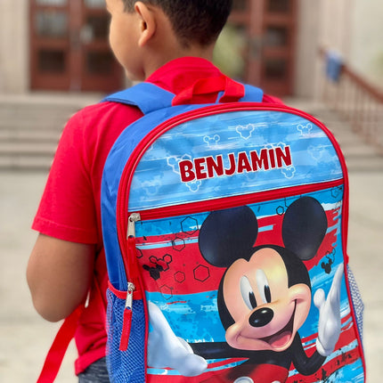 Personalized 16 Inch School Backpack - Mickey Mouse