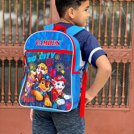 Personalized 16 Inch School Backpack - Paw Patrol