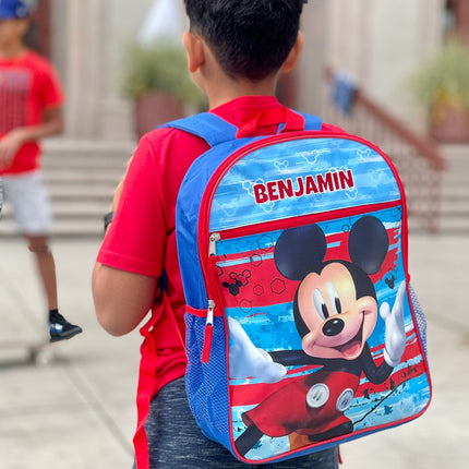 Personalized 16 Inch School Backpack - Mickey Mouse