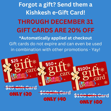 Kishkesh Gift Cards