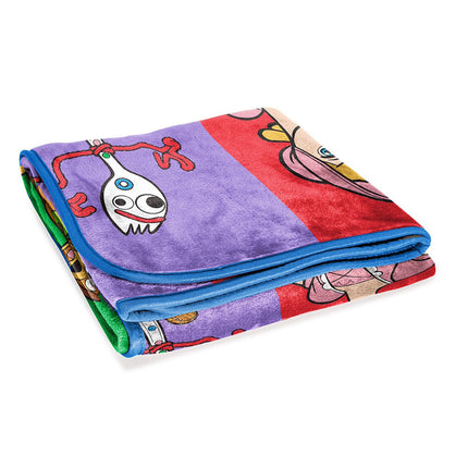 Toy Story Squares 46" x 60" Super Soft Plush Throw